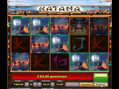 StarGames (Novoline) FS Katana 100cent Schöner Gewinn!