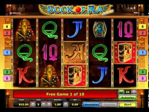 Book of Ra auf 10€ Einsatz Freispiele Vollbild